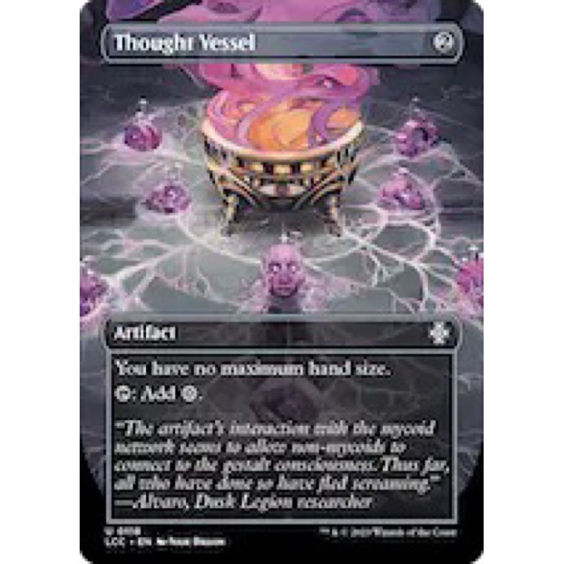 Magic: The Gathering - Thought Vessel (Ricettacolo Di Pensieri) - Commander Legends. Carta Singola Da Collezione, Comune (C).