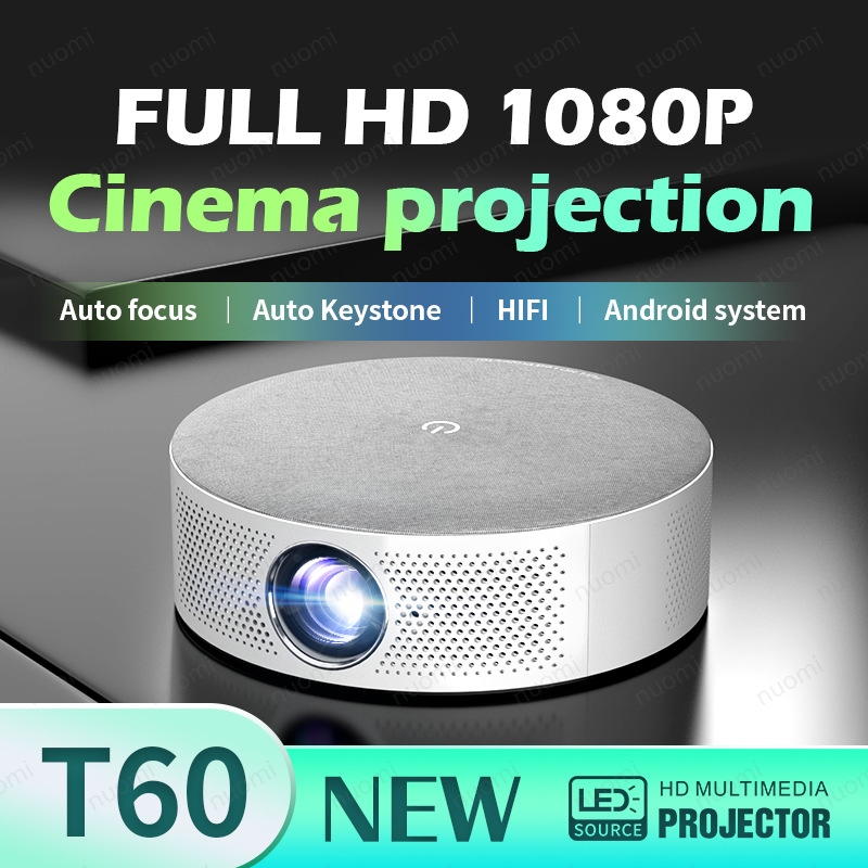 Projector T60 4K UHD Multimedia Android 9.0 WiFi 5G โปรเจคเตอร์ รองรับ ...