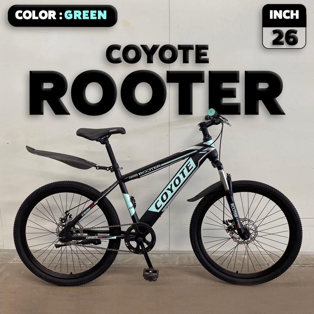 จักรยานเด็ก Coyote รุ่น Lite Rooter MTB 26นิ้ว โช็คหน้า แถมฟรีไฟหน้า ...