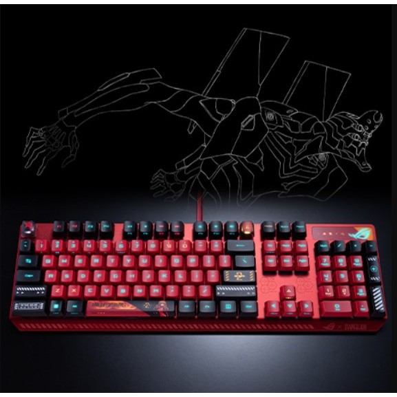 คีย์บอร์ด Asus ROG Strix Scope RX EVA-02 Edition Mechanical Gaming ...
