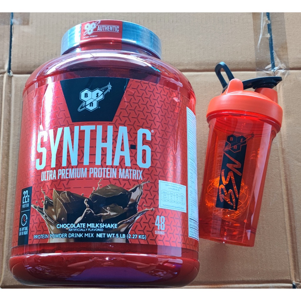 [340บ.โค้ด DDX12MAR] BSN SYNTHA-6 Ultra-Premium Whey Protein 5 lb bsn ...