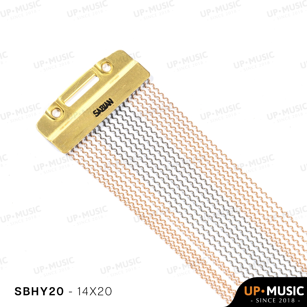 Sabian SBHY42 Blend Hybrid 42 Snare Drum Wire – Perfect Mix Of Bronze & Steel For Natural EQ