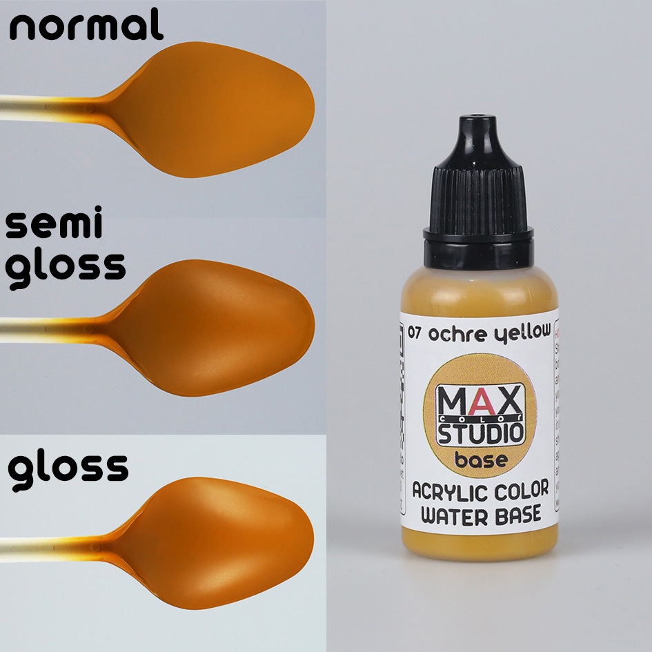 สีอะคริลิคสูตรน้ำ สำหรับงานโมเดลโดยเฉพาะ MAX Color Studio Acrylic Color ...