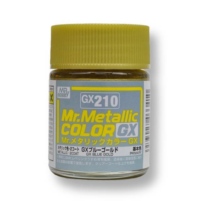 สีเมทัลลิก Color GX217 Mr.Metallic Color Rough Gold 18ml สีมิสเตอร์ฮอบ ...