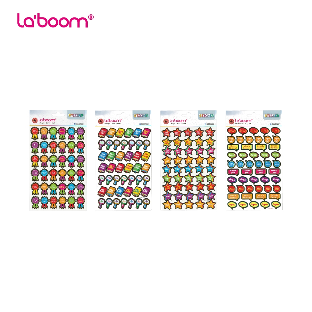 La'boom (ลาบูม) สติ๊กเกอร์ FEEL GOOD LST54 Shopee Thailand