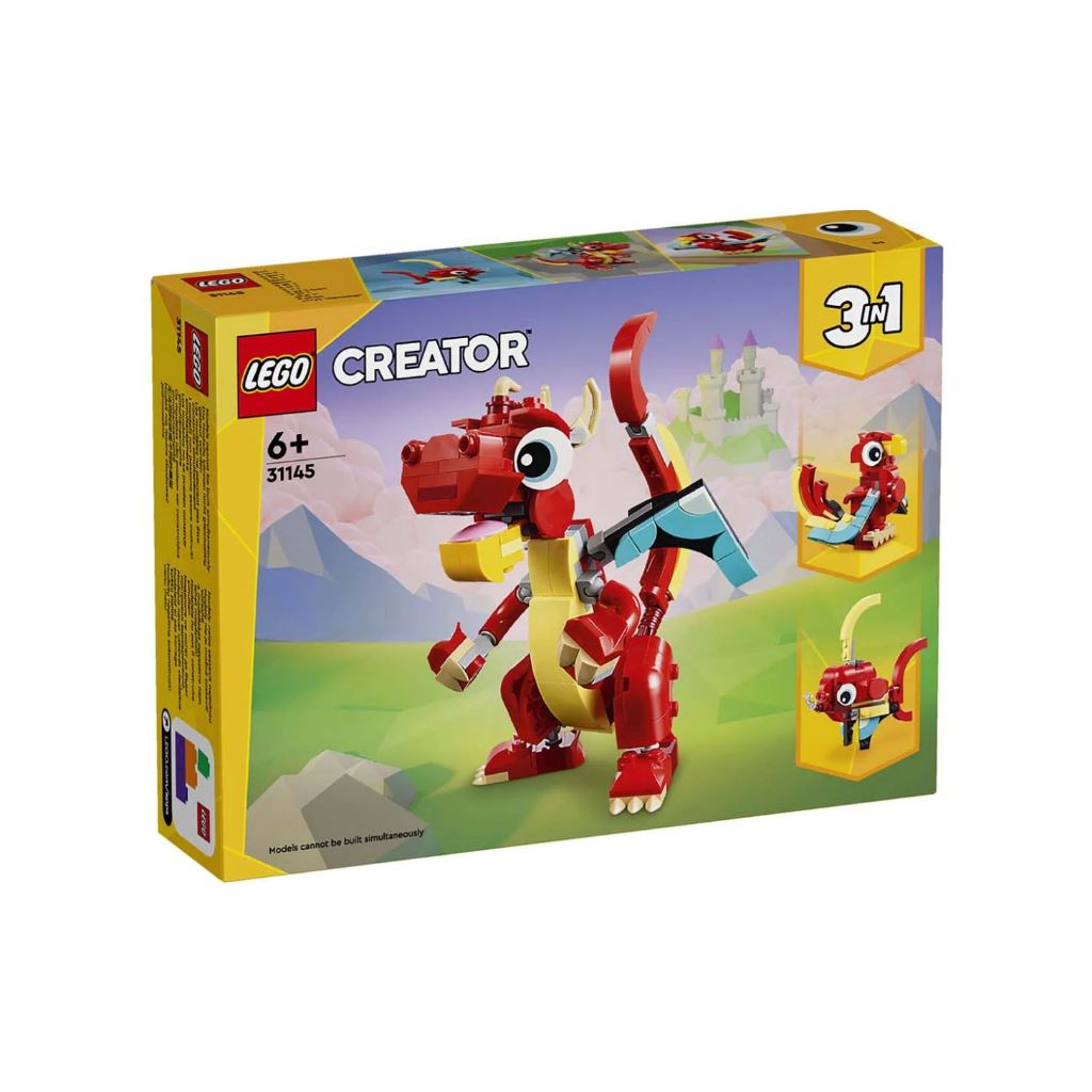 LEGO® Creator 3-in-1 Red Dragon 31145 | Shopee Thailand
