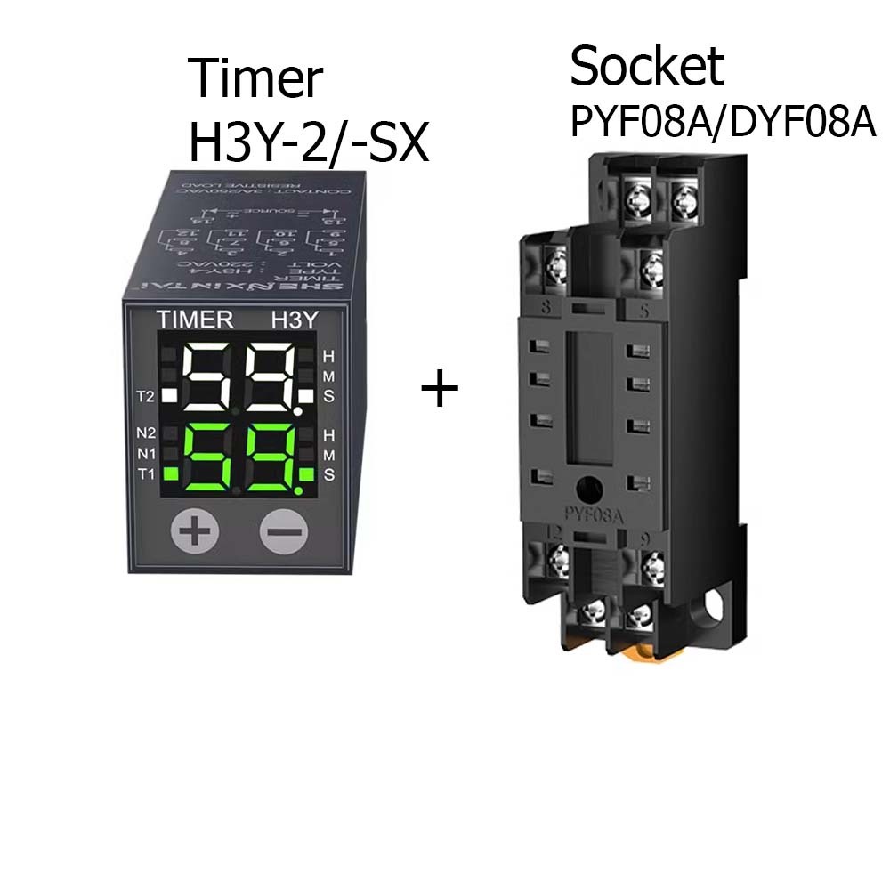 Digital Delay Timer Relay / Loop Timer ดีเลย์ ลูป ไทเมอร์ รีเลย์ ปรับ