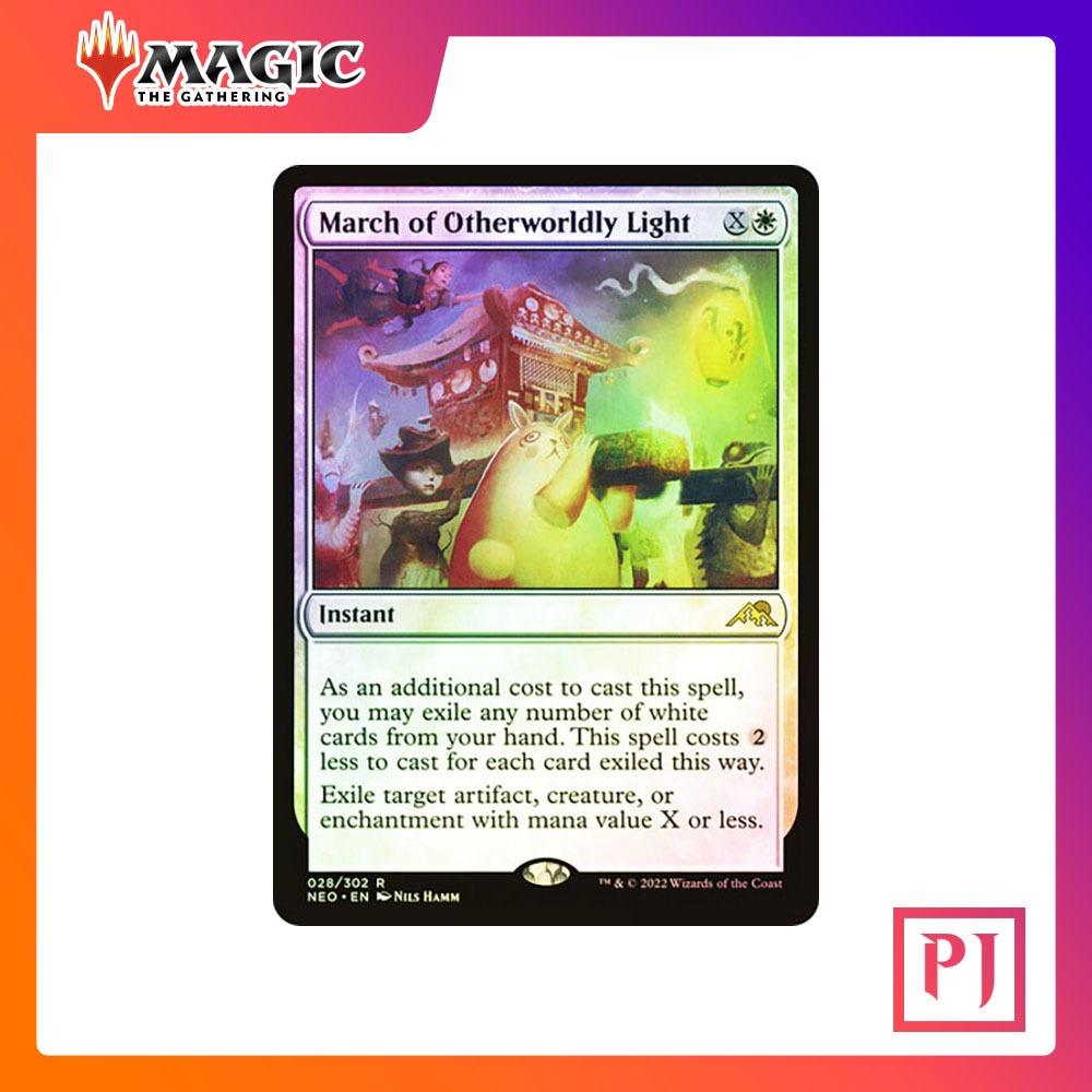 [MTG] March of Otherworldly Light [NEO] [WHITE] [RARE] [FOIL] [ENG