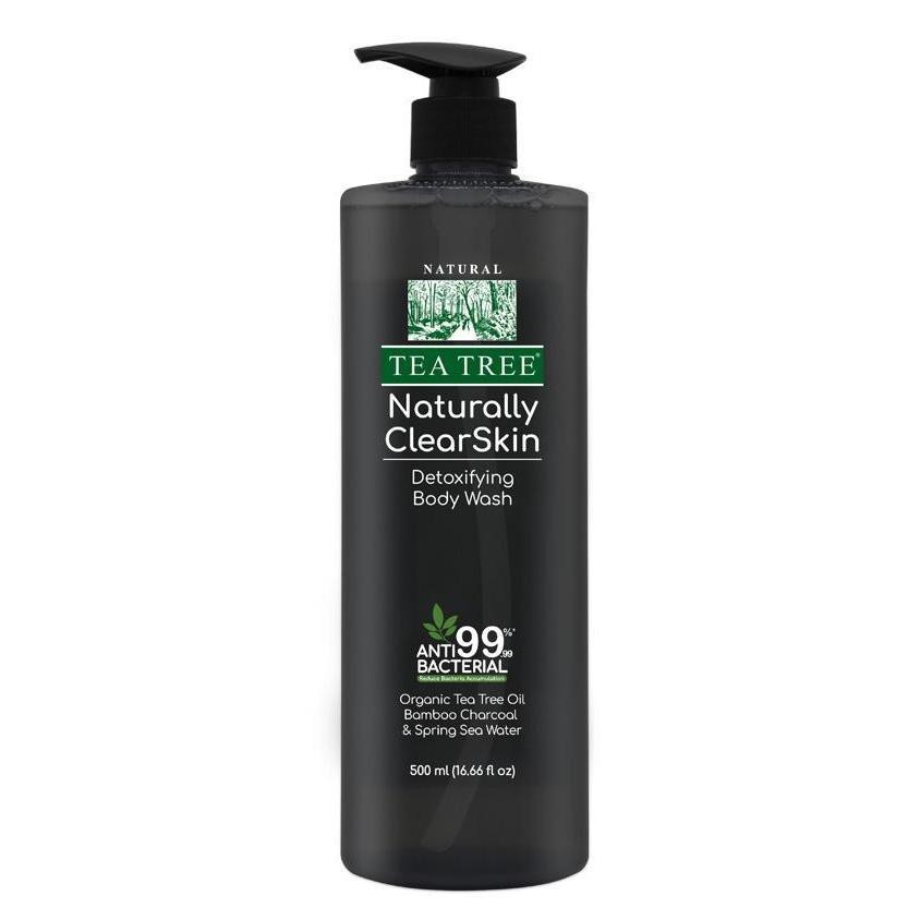 ที ทรี เจลอาบน้ำ Tea Tree Naturally ClearSkin Wash ครีมอาบน้ำ 500 ml ...