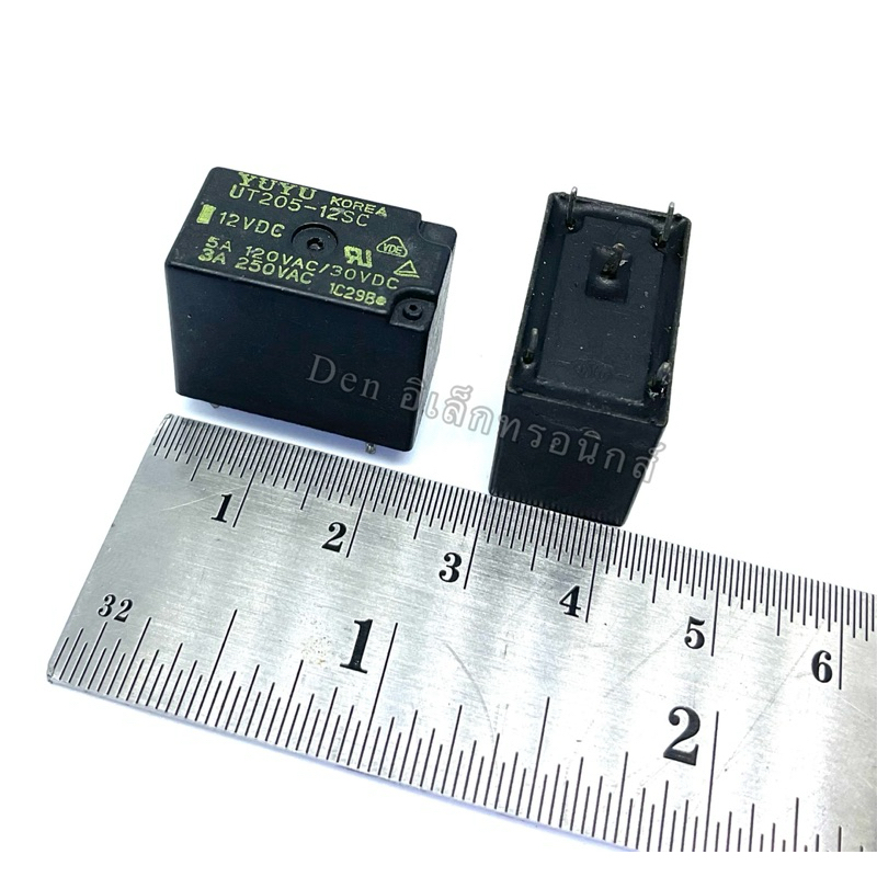 UT205-12SC 5ขา 12VDC YUYU 5A120VAC/30VDC 3A250VAC สินค้าพร้อมส่ง ออกบิล ...