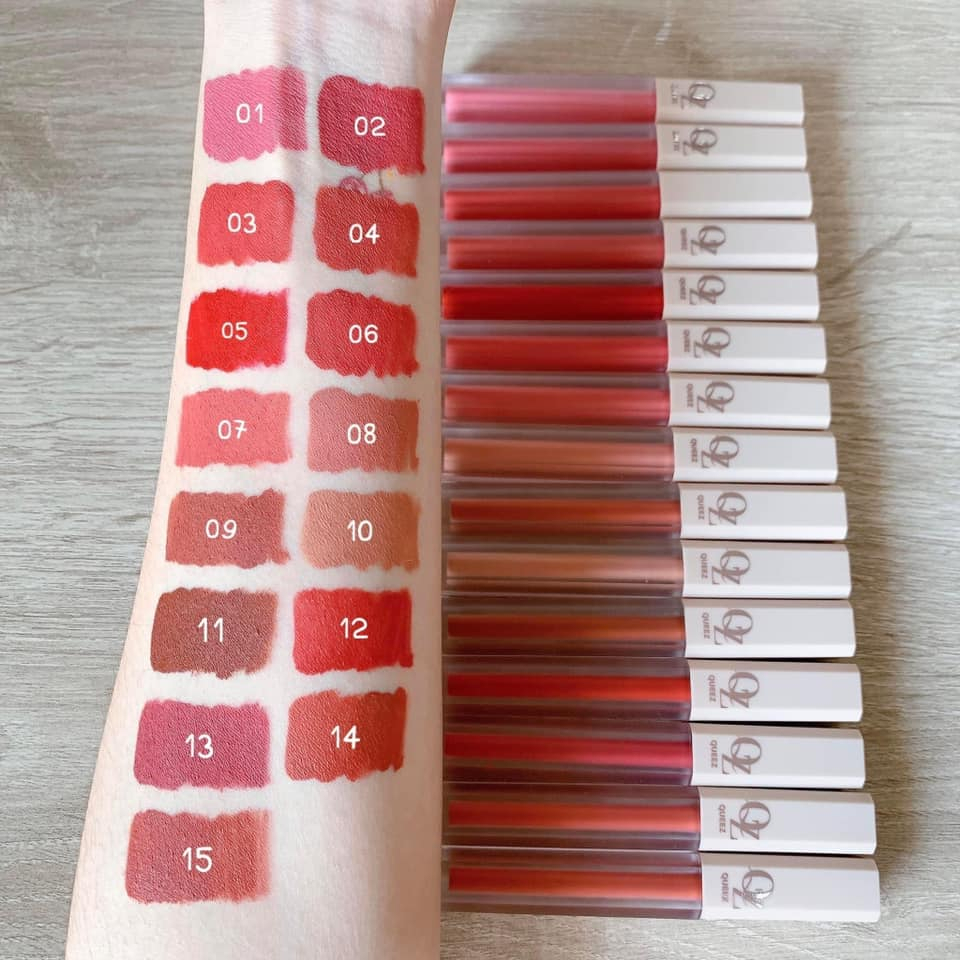 QUEEZ Liquid matte Lip Color ลิปสติกยืนหนึ่งในเรื่องของความติดทน ...