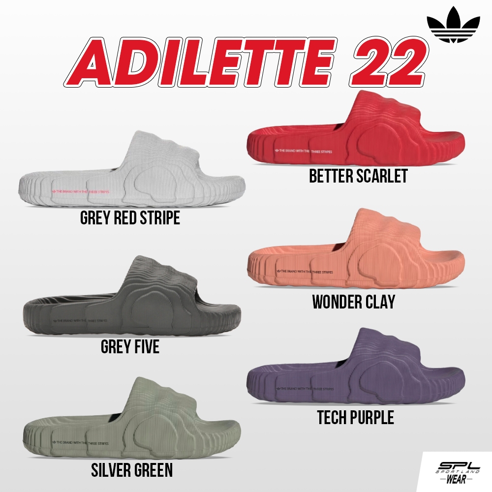 Adidas Collection รองเท้าแตะ Adilette 22 Slides IF5394 / HP6522 ...