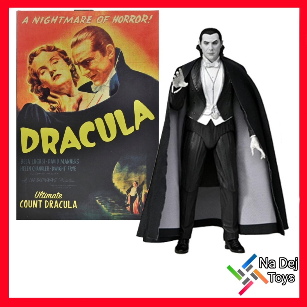 NECA Ultimate Count Dracula (Black & White) 7" Figure อัลติเมท เคาท์ แด ...