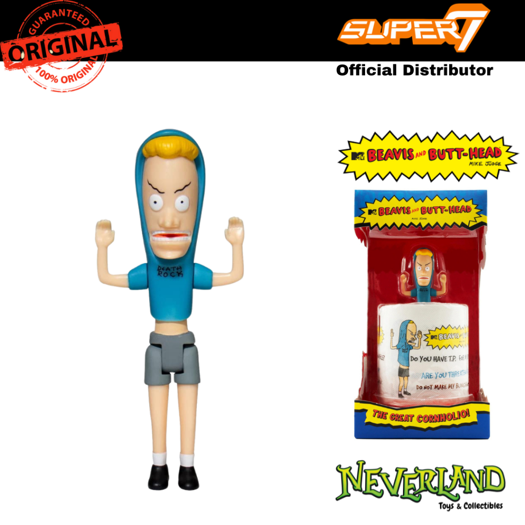 Super7 Beavis and ButtHead The Great Cornholio Box Set with Toilet