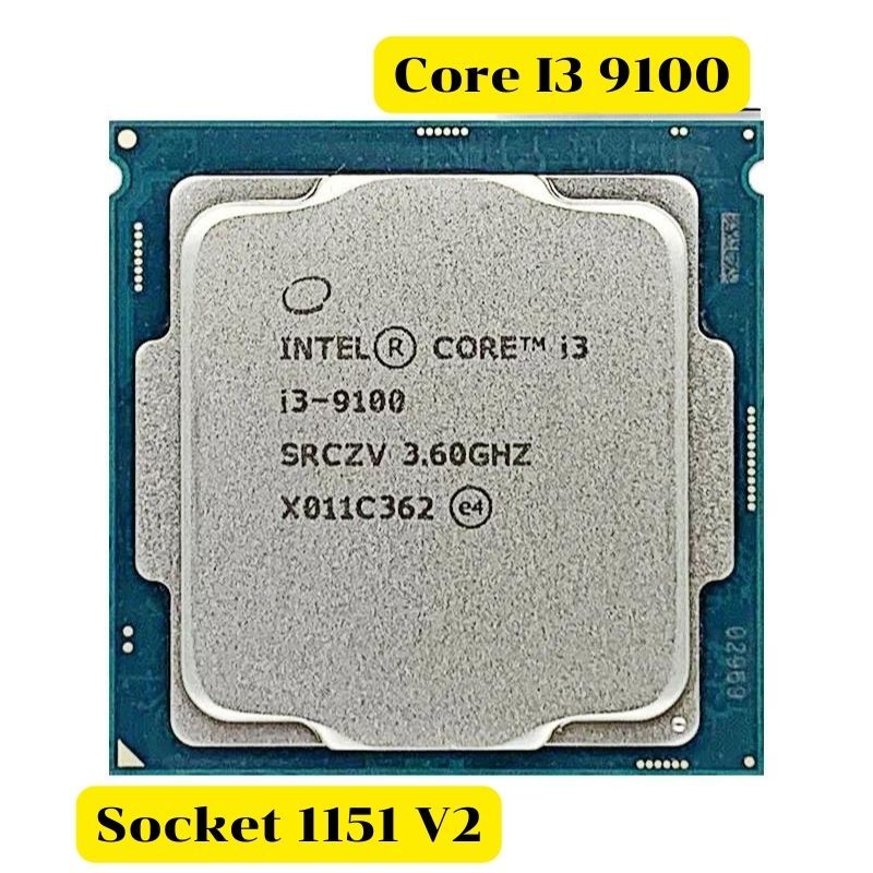 CPU INTEL CORE I3 9100 3.60 GHz 4CORE 4THREAD ซีพียู รองรับเมนบอร์ด ...