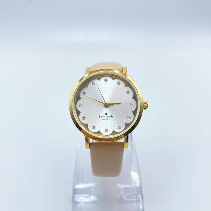 Kate Spade Metro scallop watch 1YRU0586 BLACK FRIDAY SALE NWT KATE SPADE Black Metro Scallop Leather  main image 4
