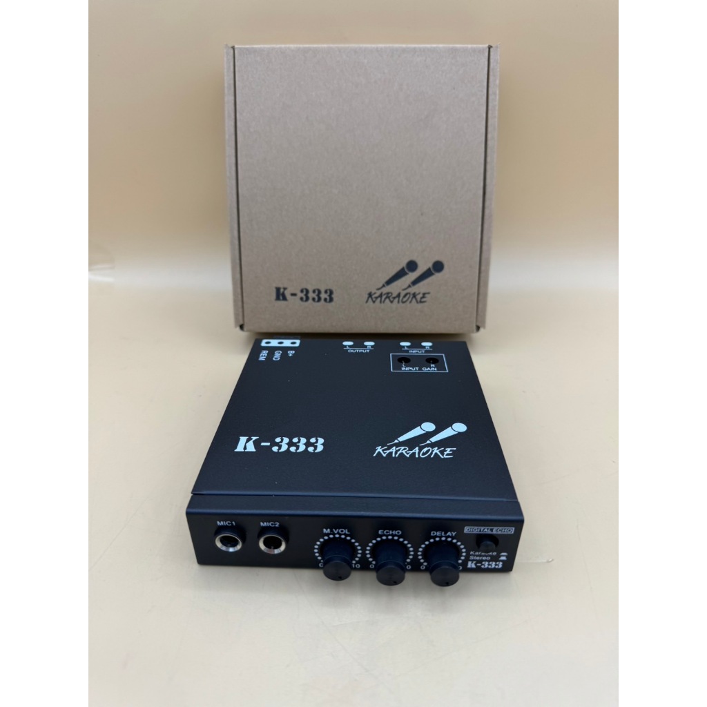 ปรีไมค์ MARTINZ รุ่น PM-303 / Nologo รุ่น K-333 ปรีคาราโอเกะรถยนต์ขนาด ...