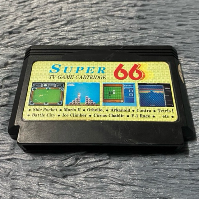 ตลับแท้ Family Computer เกมส์ SUPER 66 คัดสภาพดีตลับเปิดติดง่าย ...