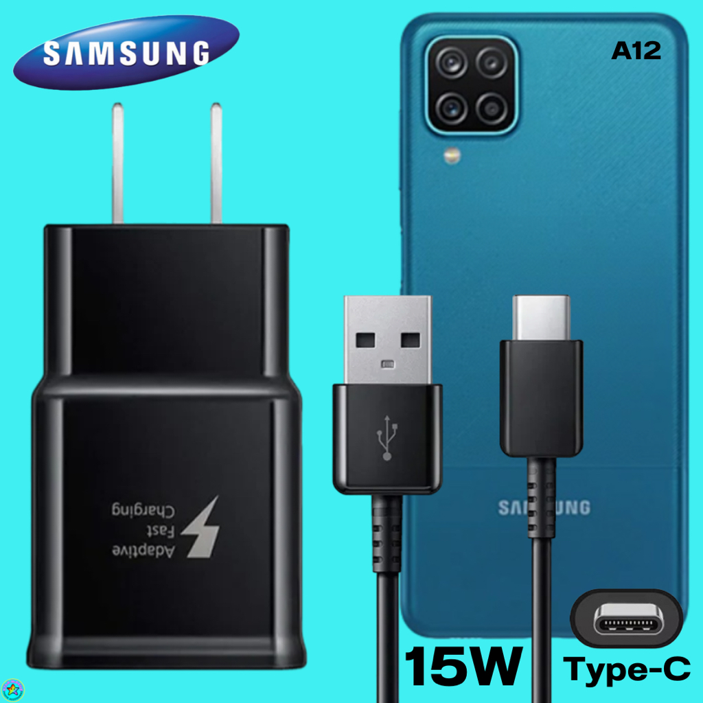 ที่ชาร์จ อะแดปเตอร์ Samsung 15W (us) Type-C USB-A ซัมซุง A12 ชาร์จด่วน ...