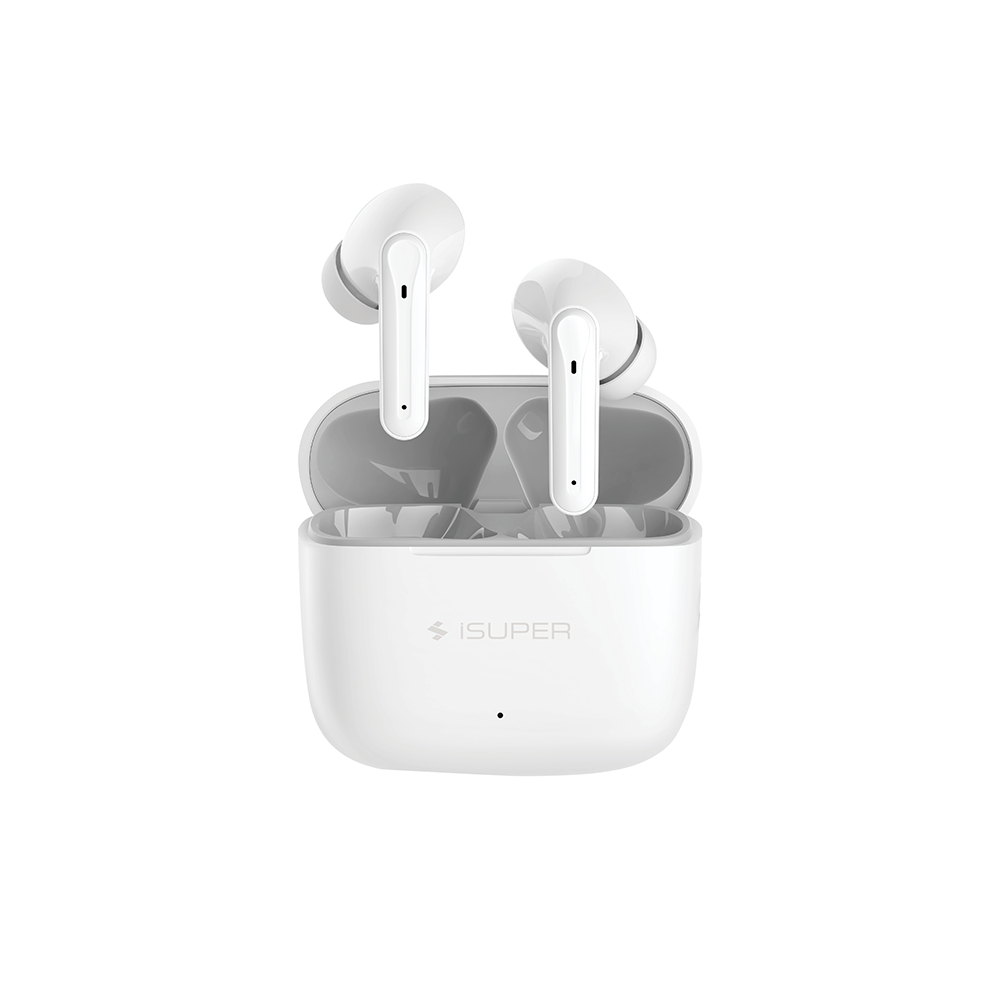 iSuper Evo Buds ANC Lite หูฟังไร้สาย Bluetooth 5.3 ตัดเสียงรบกวน Game Mode ต่อแอปฯ iSuper Play