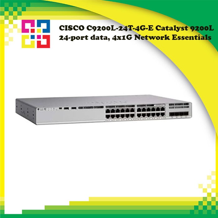 CISCO C9200L-24T-4G-E Catalyst 9200L 24-port data, 4x1G Network ...