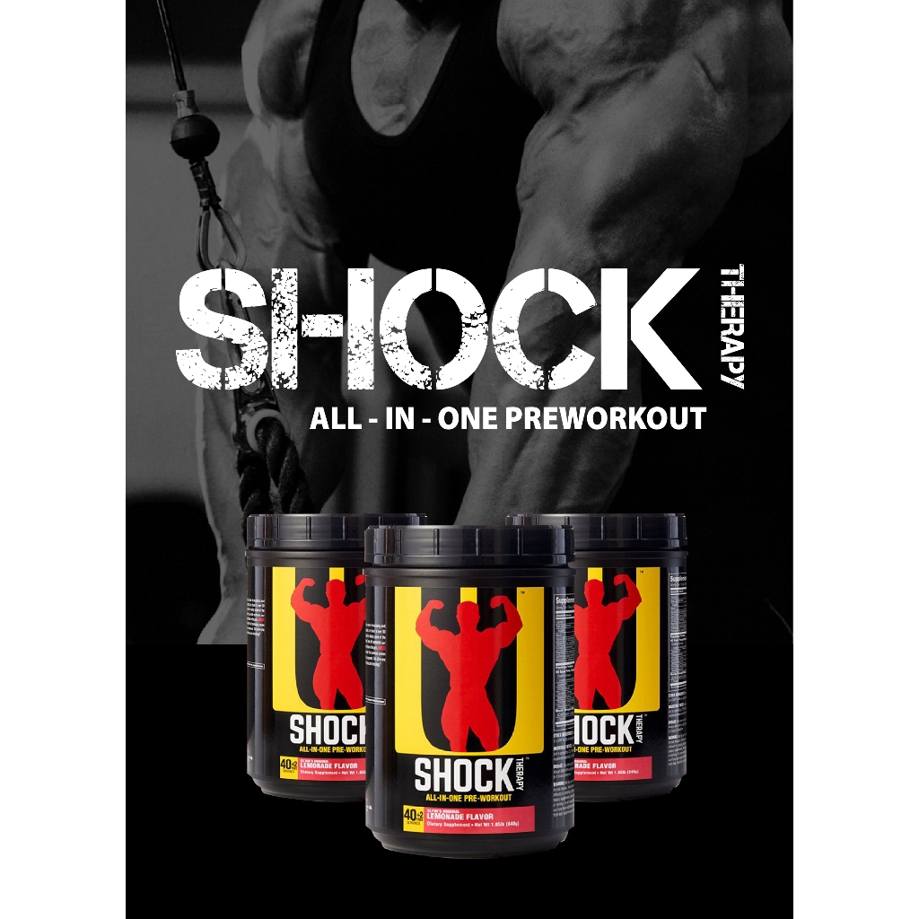Universal Nutrition Shock Therapy Pre-Workout Powder - 840g | 42 ...