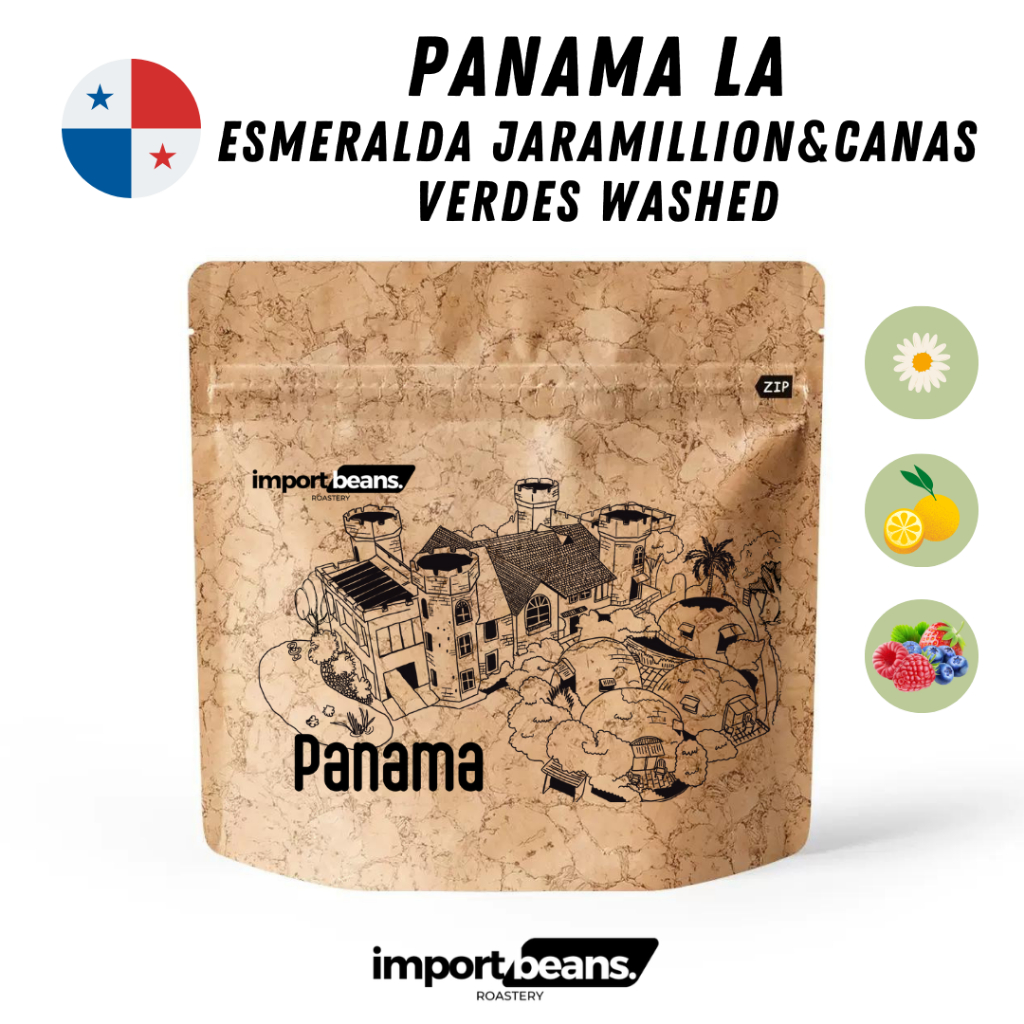 IMport coffee bean เมล็ดกาแฟ Panama La Esmeralda Jaramillion&Canas