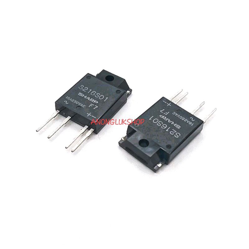ราคาต่อ 1ตัว 👉👉 S216S01 SHARP SSR โซลิสสเตลรีเลย์ กระแส 16A 250VAC ...