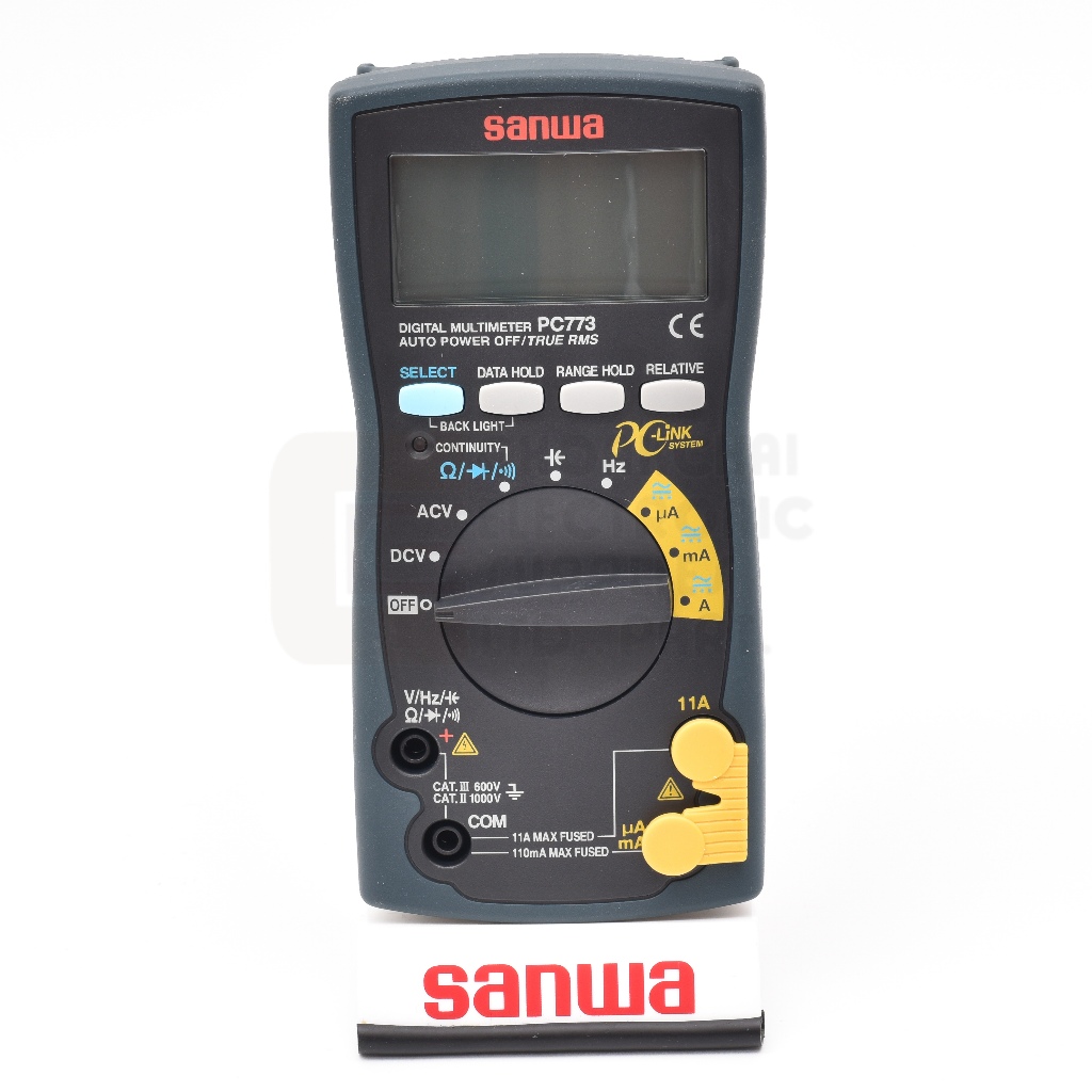 Sanwa PC773 ดิจิตอล มัลติมิเตอร์ True RMS 0.28% 11,000 Count PC-Link ...