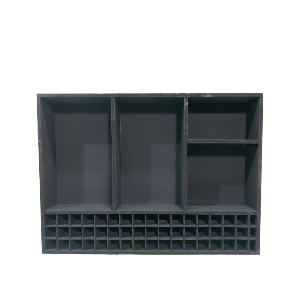 ชั้นวางหมึกสัก Ink Rack อุปกรณ์สัก อุปกรณ์ทั่วไป แบบไม้ สีดําด้าน งาน ...