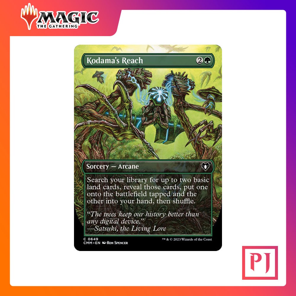 [MTG] Kodama's Reach (Borderless) [CMM] [GREEN] [COMMON] [NORMAL] [ENG ...