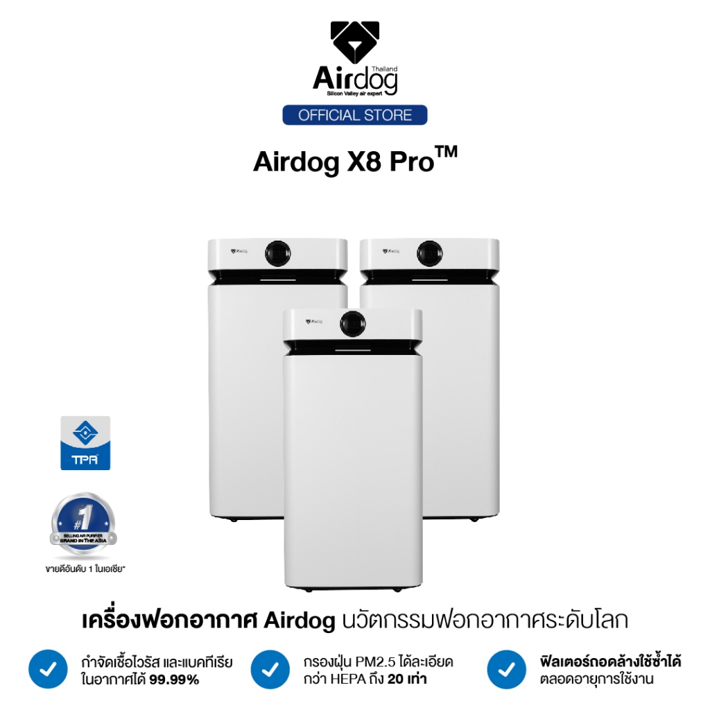 Airdog Air Purifier Airdog X8 Pro 80 100 . . 3