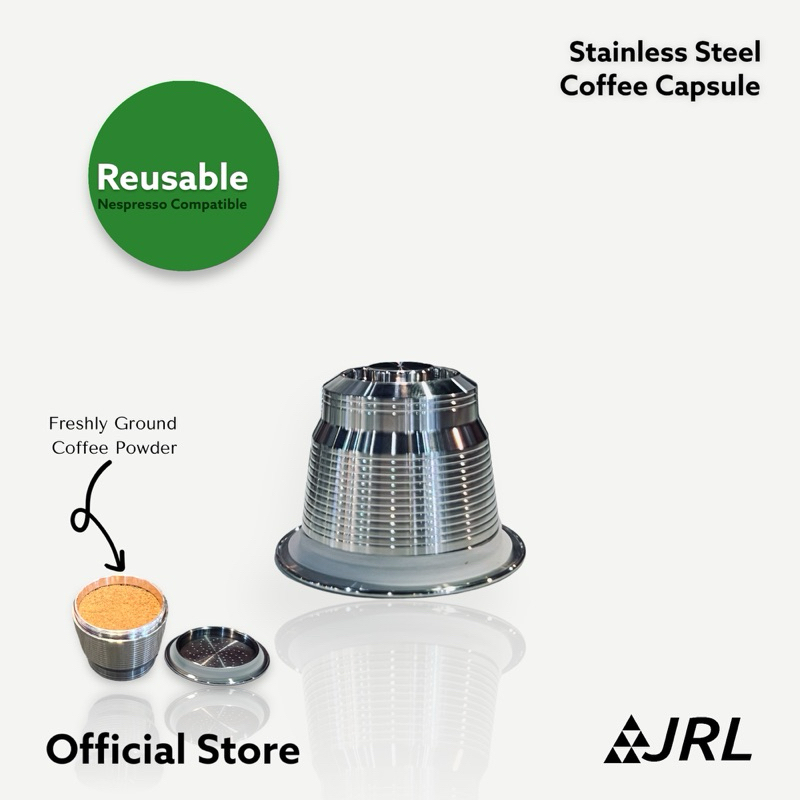 Reusable Stainless Steel 304 Coffee Capsule สำหรับ Nespresso