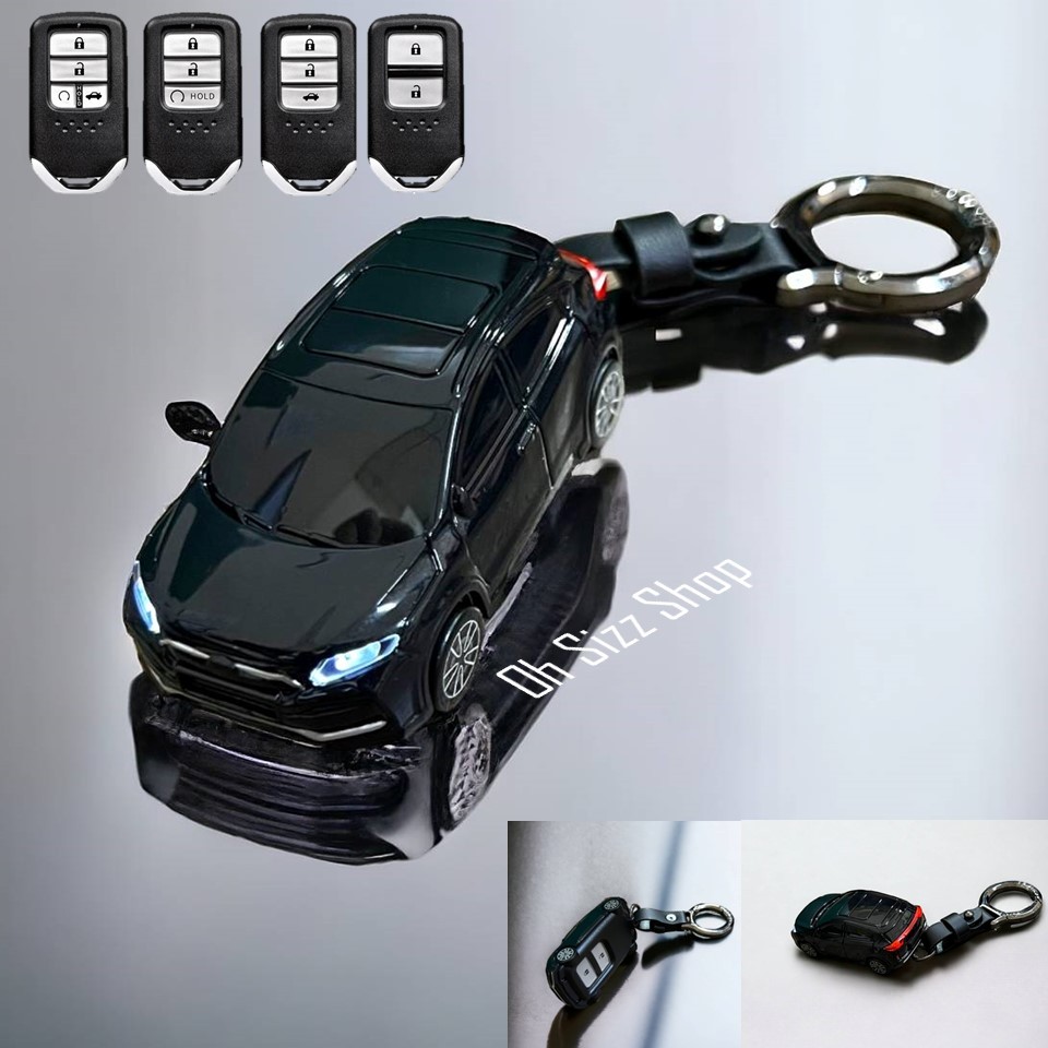 เคสรีโมทรถ Honda WRV ใหม่ มีไฟหน้าและหลัง แบบโมเดลรถ (Car Shape) วัสดุ ...