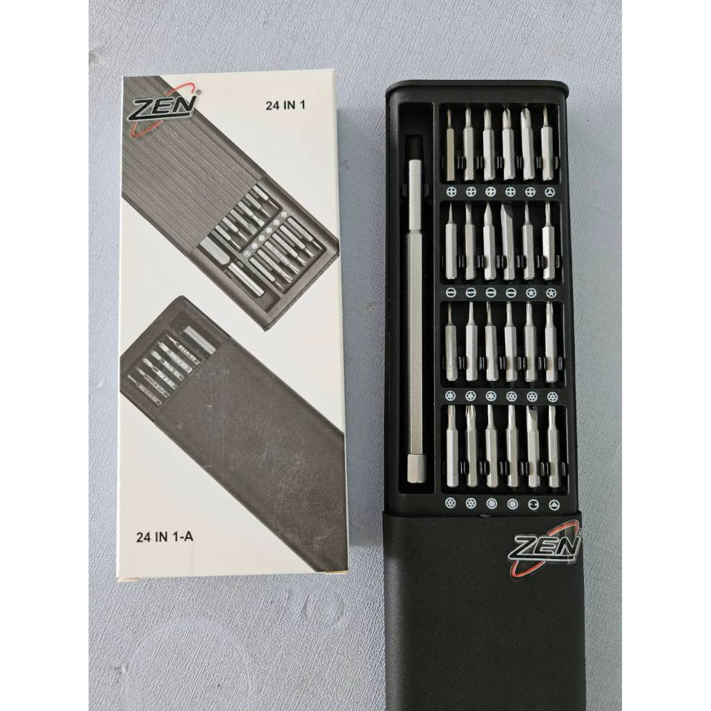 ZEN Precision Screwdriver Tools Set ไขควง เซ็ทไขควง 24in1 ชุดไขควง ...