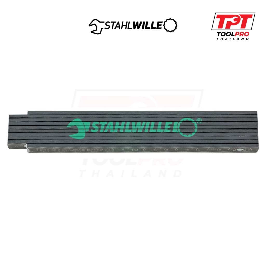 Stahlwille ไม้บรรทัด แบบพับ 200ซม Yardstick / Wooden Folding Ruler ...