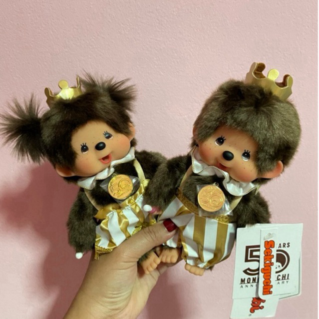 Sekiguchi Monchhichi Love Happy Angel Girl Plush S Size 50th Anniversary Limited Edition main image 1