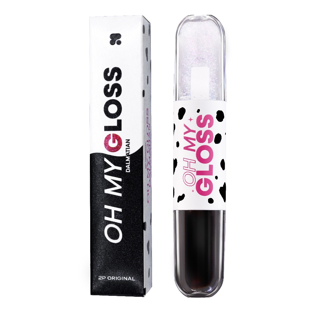 OH MY GLOSS dalmatian 2in1 Lip gloss & Lip oil