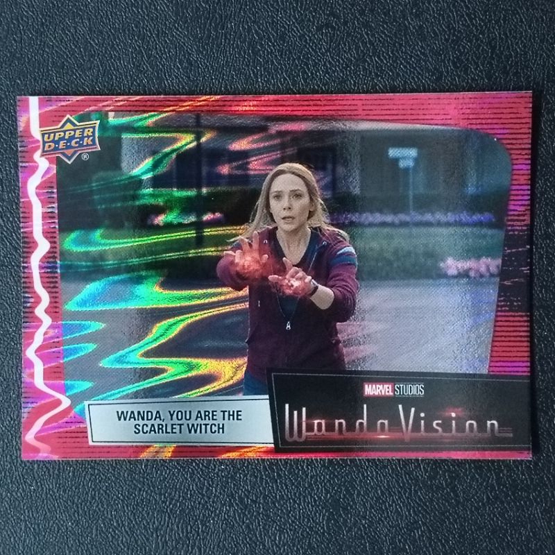 การ์ดมาร์เวล วันด้า วิสชั่น ใบพิเศษ MARVEL WANDA VISION FOIL / INSERT ...