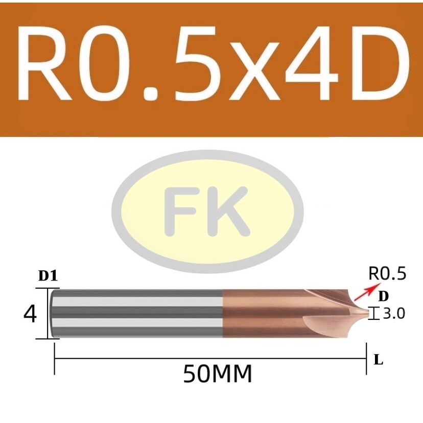 Tungsten Carbide Radius Corner Rounding ดอก R นอก คาร์ไบด์ | Shopee ...