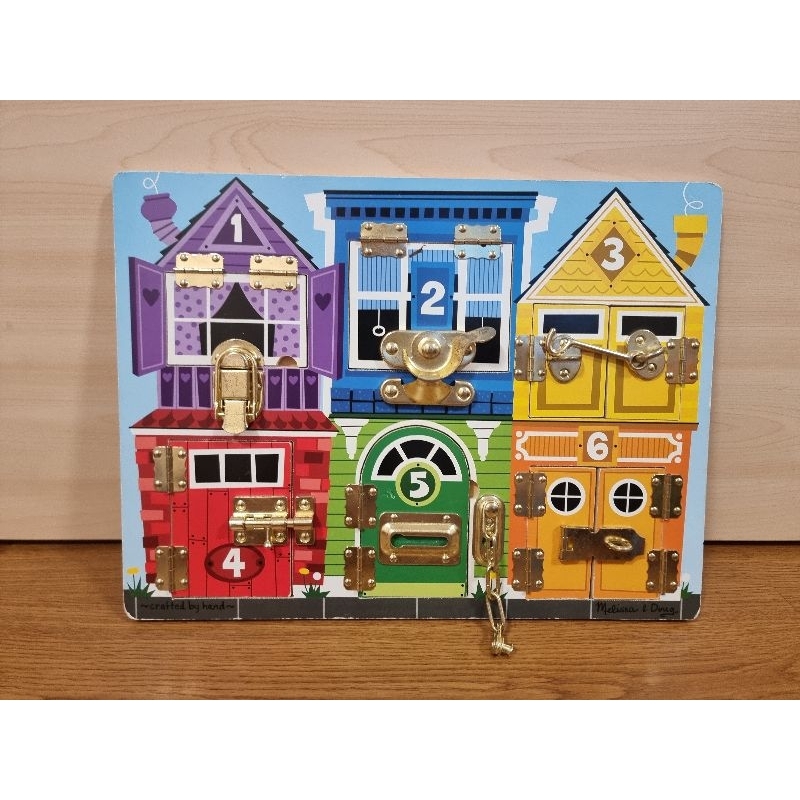 Melissa & Doug Latches Wooden Activity Boardมือสอง Shopee Thailand