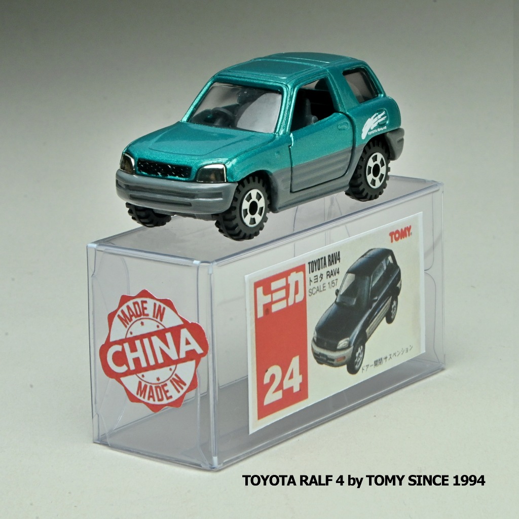 No.2311 โมเดลรถเหล็ก Tomica No.24 Toyota RAV4 ผลิตในประเทศจีน โดย Tomy ...