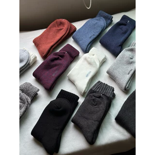 โปรโมชั่น Flash Sale : โปรสุดคุ้ม 5 แถม 1 ถุงเท้า Uniqlo ญี่ปุ่นอุ่นเท้าใส่นอนใส่เดิน ถุงเท้าเก็บอุณหภูมิ