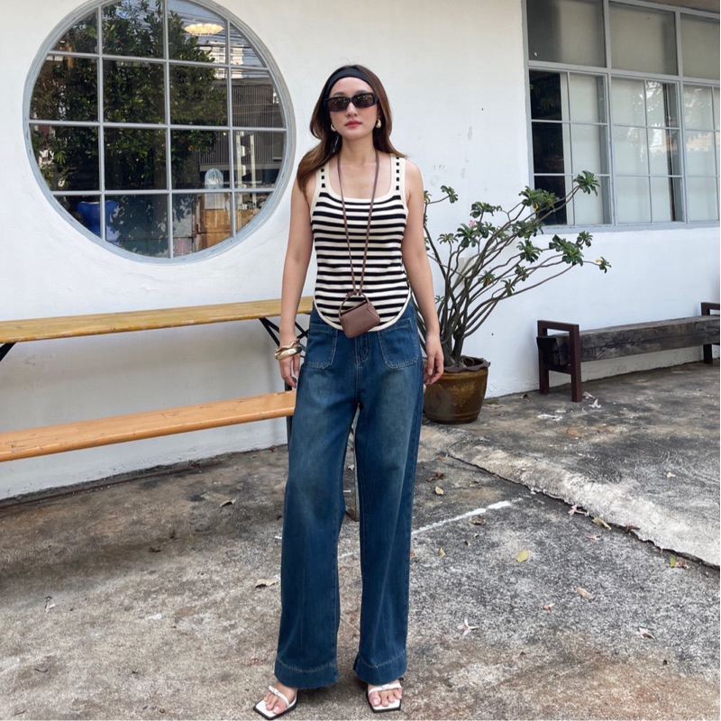 KnockKnock Coated Jeans