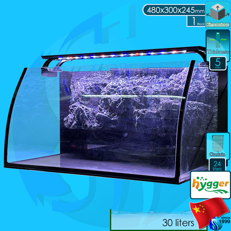 Hygger Small Fish Tank HG906 30 liters ตู้ปลา ครบชุด ขนาดเล็ก 30ลิตร