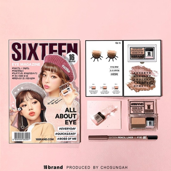 16Brand Eye Magazine One Step Eye Shadow แบรนด์น้องใหม่ eyeshadow มาแรง ...