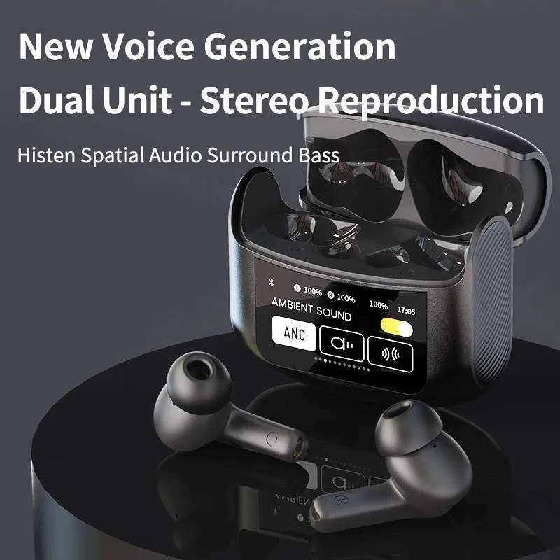 หูฟังบลูทูธ Kawa R6 Dual Driver ANC/Transparency Mode, Game Mode และ ...