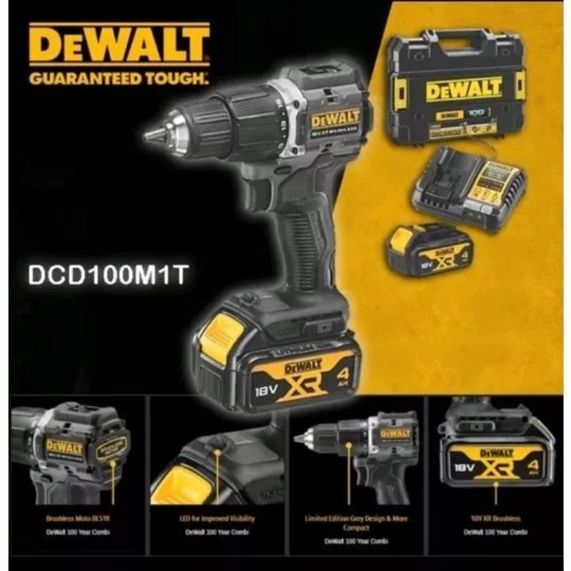 DEWALT DCD100 สว่านกระแทกไร้สาย 18V ของแท้100% | Shopee Thailand