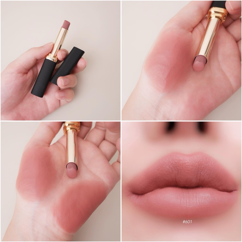 Loreal Color Riche Intense Volume matte ตัวดัง แนะนำสีนู๊ดชมพู 601 สวย ...