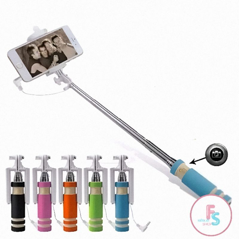 พร้อมส่ง ️ ไม้เซลฟี่ MONOPOD ไม่ใช้บลูทูธ ใช้ได้ทั้ง IPHONE และ แอนดรอย ...